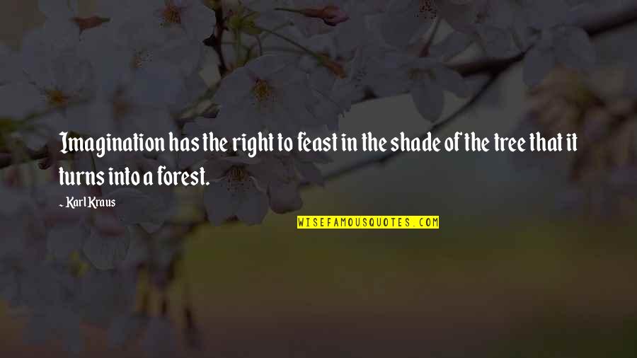 Sabbir Quotes By Karl Kraus: Imagination has the right to feast in the Sabbir Quotes By Karl Kraus: Imagination has the right to feast in the
