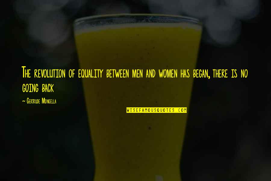 Sabines Jetpacks Quotes By Gertrude Mongella: The revolution of equality between men and women Sabines Jetpacks Quotes By Gertrude Mongella: The revolution of equality between men and women