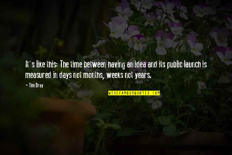 Sacharoza Quotes By Tim Bray: It's like this: The time between having an Sacharoza Quotes By Tim Bray: It's like this: The time between having an