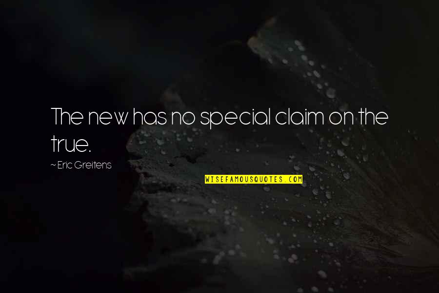 Sacrifice Is Power Quotes By Eric Greitens: The new has no special claim on the