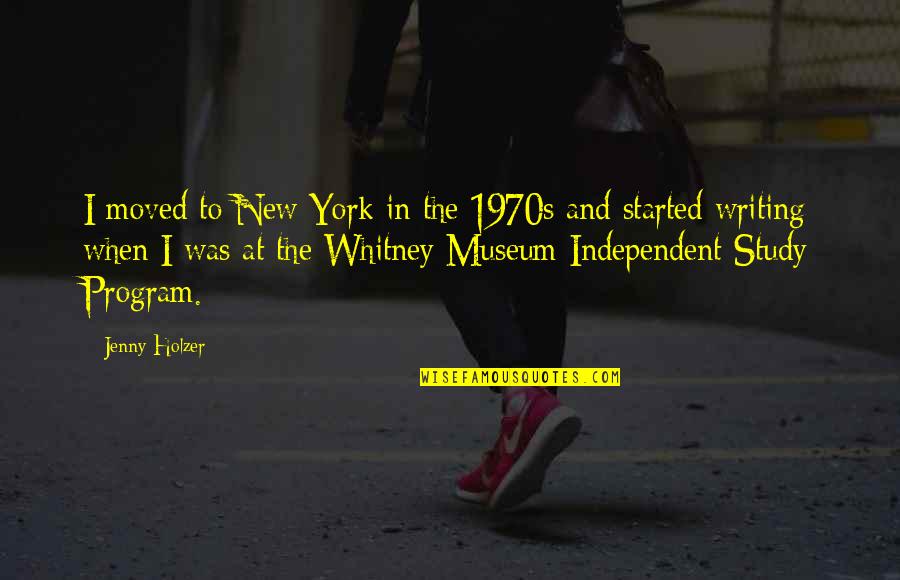 Sad Epilepsy Quotes By Jenny Holzer: I moved to New York in the 1970s Sad Epilepsy Quotes By Jenny Holzer: I moved to New York in the 1970s