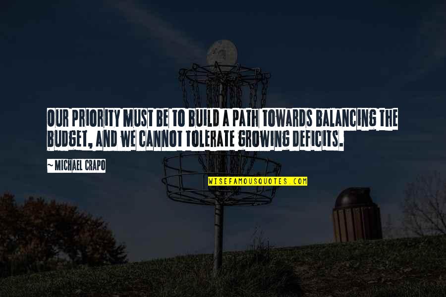 Sad Status Marathi Quotes By Michael Crapo: Our priority must be to build a path Sad Status Marathi Quotes By Michael Crapo: Our priority must be to build a path
