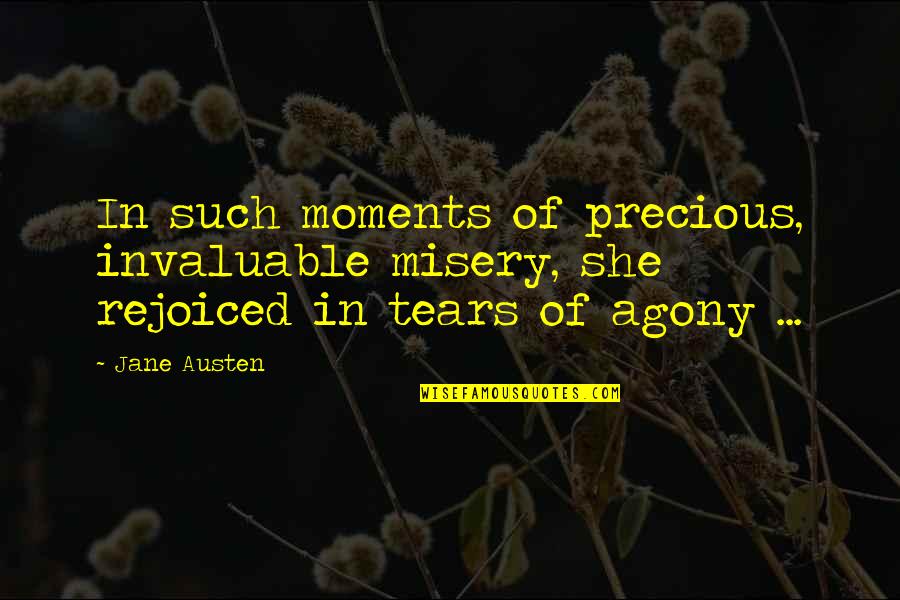 Sadness And Depression And Love Quotes By Jane Austen: In such moments of precious, invaluable misery, she