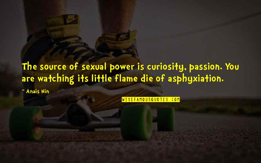 Sadness Go Away Quotes By Anais Nin: The source of sexual power is curiosity, passion. Sadness Go Away Quotes By Anais Nin: The source of sexual power is curiosity, passion.