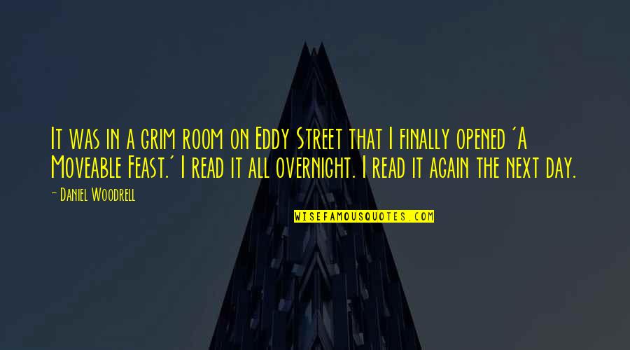 Sagara Family Quotes By Daniel Woodrell: It was in a grim room on Eddy Sagara Family Quotes By Daniel Woodrell: It was in a grim room on Eddy