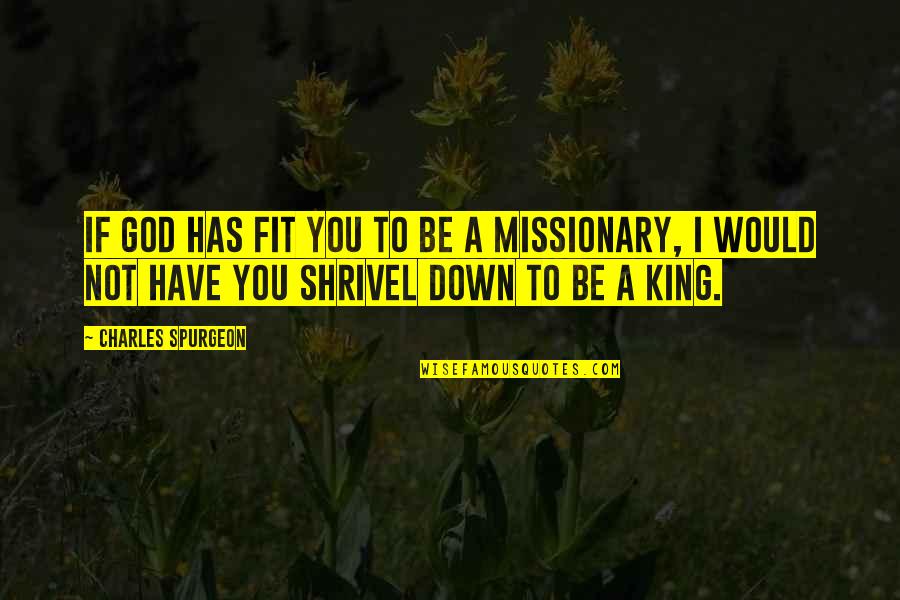 Sahinler Power Quotes By Charles Spurgeon: If God has fit you to be a