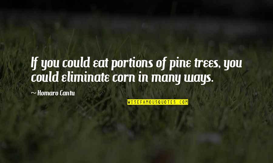 Salah Al Din Quotes By Homaro Cantu: If you could eat portions of pine trees,