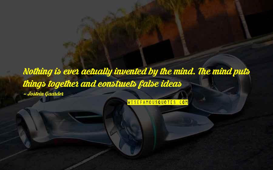Salam Jummah Quotes By Jostein Gaarder: Nothing is ever actually invented by the mind. Salam Jummah Quotes By Jostein Gaarder: Nothing is ever actually invented by the mind.