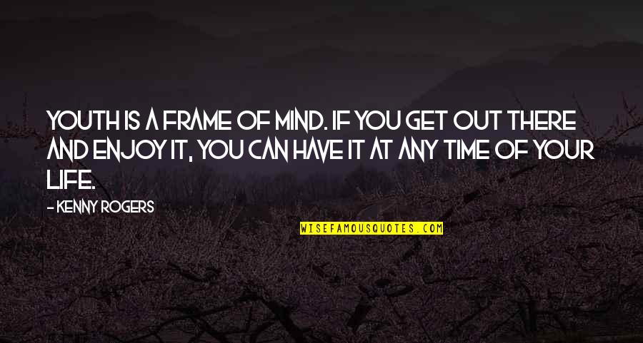 Salespersons Sales Quotes By Kenny Rogers: Youth is a frame of mind. If you