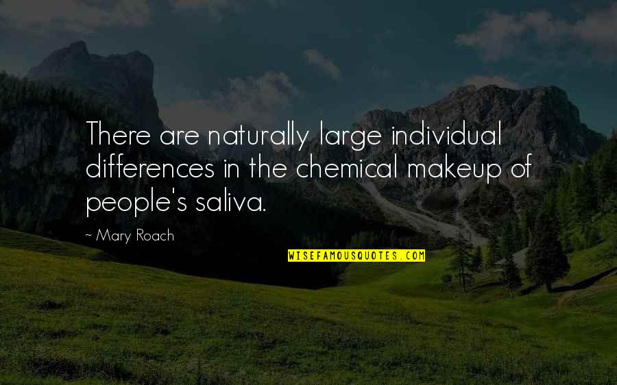 Saliva Quotes By Mary Roach: There are naturally large individual differences in the