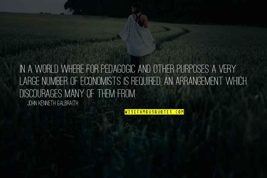 Sally Nicholls Quotes By John Kenneth Galbraith: In a world where for pedagogic and other Sally Nicholls Quotes By John Kenneth Galbraith: In a world where for pedagogic and other
