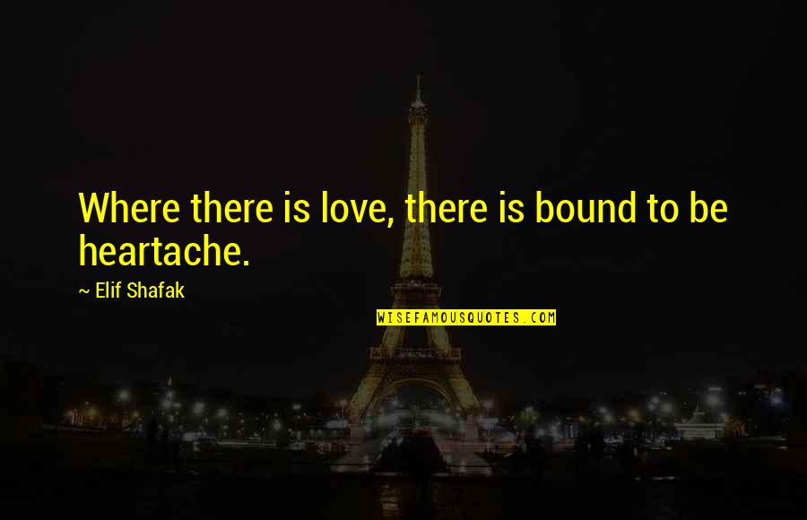 Salme Quotes By Elif Shafak: Where there is love, there is bound to