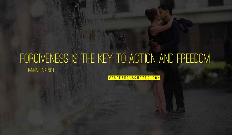 Salomes Leqsi Quotes By Hannah Arendt: Forgiveness is the key to action and freedom. Salomes Leqsi Quotes By Hannah Arendt: Forgiveness is the key to action and freedom.