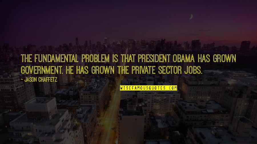 Salutem Dermatoloji Quotes By Jason Chaffetz: The fundamental problem is that President Obama has