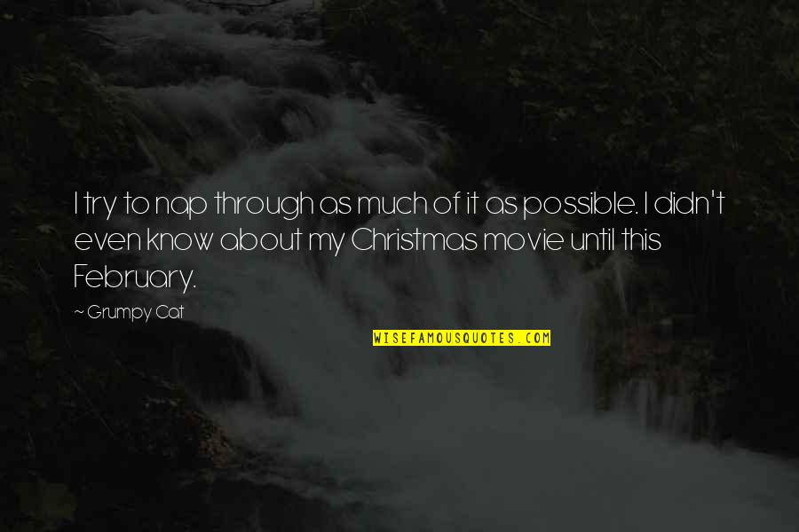 Salvador Dal C3 Adares Quotes By Grumpy Cat: I try to nap through as much of