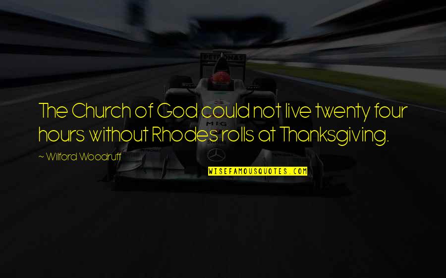 Samantha Stephens Quotes By Wilford Woodruff: The Church of God could not live twenty Samantha Stephens Quotes By Wilford Woodruff: The Church of God could not live twenty