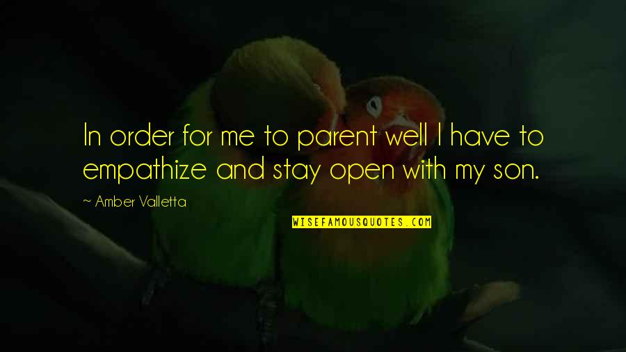 Samasource Glassdoor Quotes By Amber Valletta: In order for me to parent well I