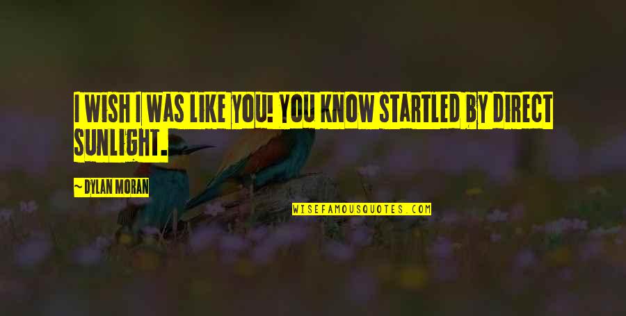 Sambolina Quotes By Dylan Moran: I wish I was like you! You know