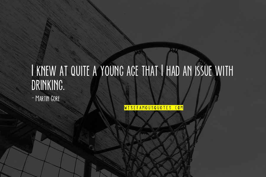 Samira Guide Quotes By Martin Gore: I knew at quite a young age that