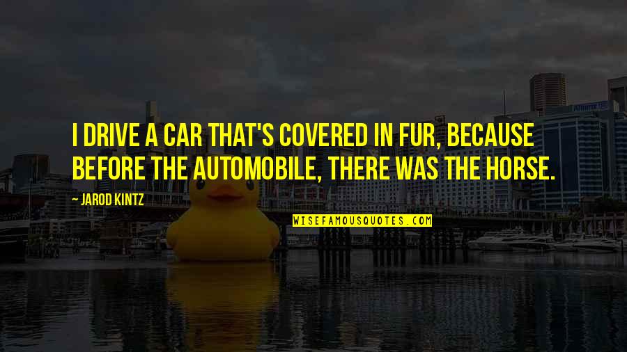 Sammy Keyes And The Hotel Thief Quotes By Jarod Kintz: I drive a car that's covered in fur, Sammy Keyes And The Hotel Thief Quotes By Jarod Kintz: I drive a car that's covered in fur,