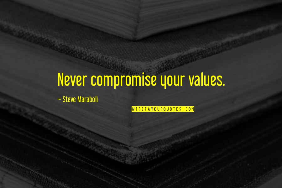 Samuel Finer Quotes By Steve Maraboli: Never compromise your values. Samuel Finer Quotes By Steve Maraboli: Never compromise your values.