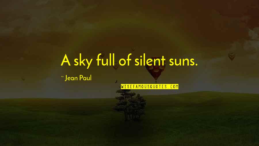 Samuel Langhorne Clemens Quotes By Jean Paul: A sky full of silent suns.