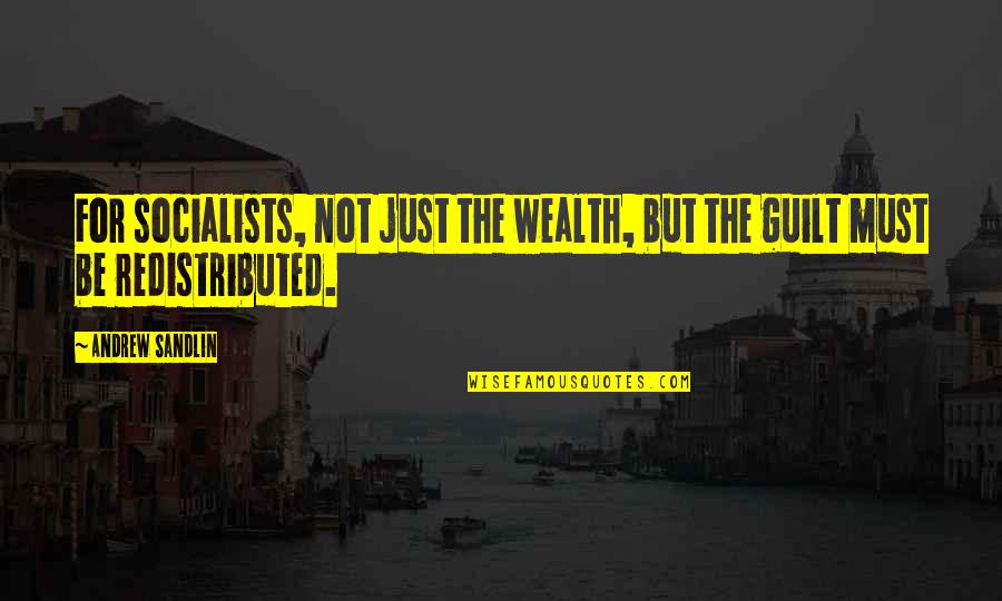 Sandlin Quotes By Andrew Sandlin: For socialists, not just the wealth, but the