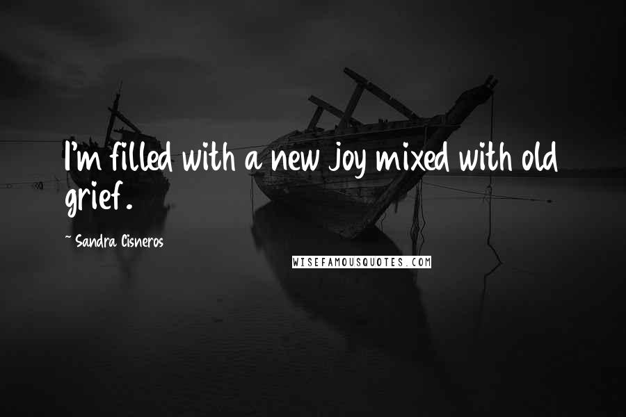 Sandra Cisneros quotes: I'm filled with a new joy mixed with old grief.