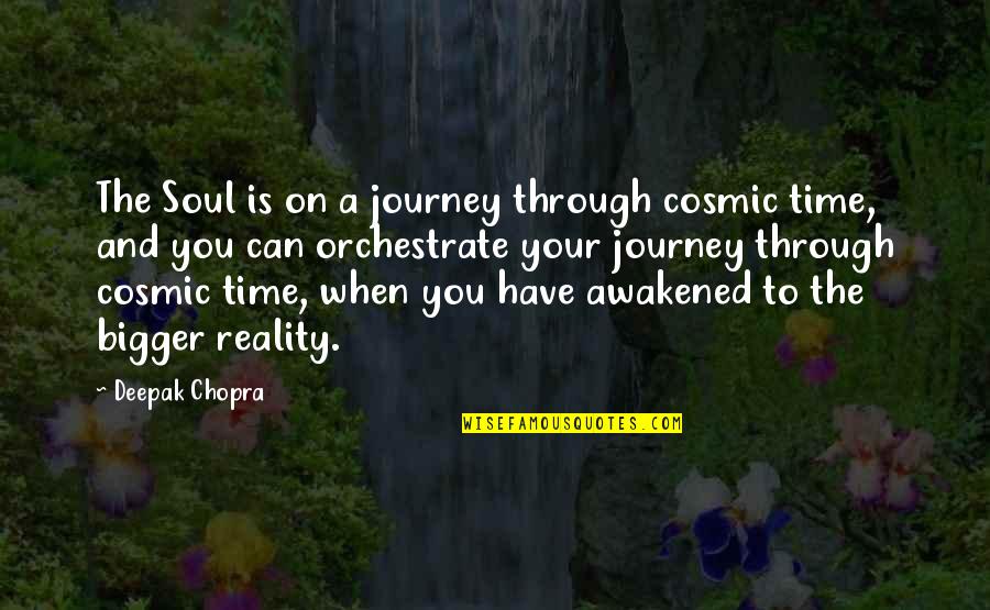 Sang Froid Quotes By Deepak Chopra: The Soul is on a journey through cosmic
