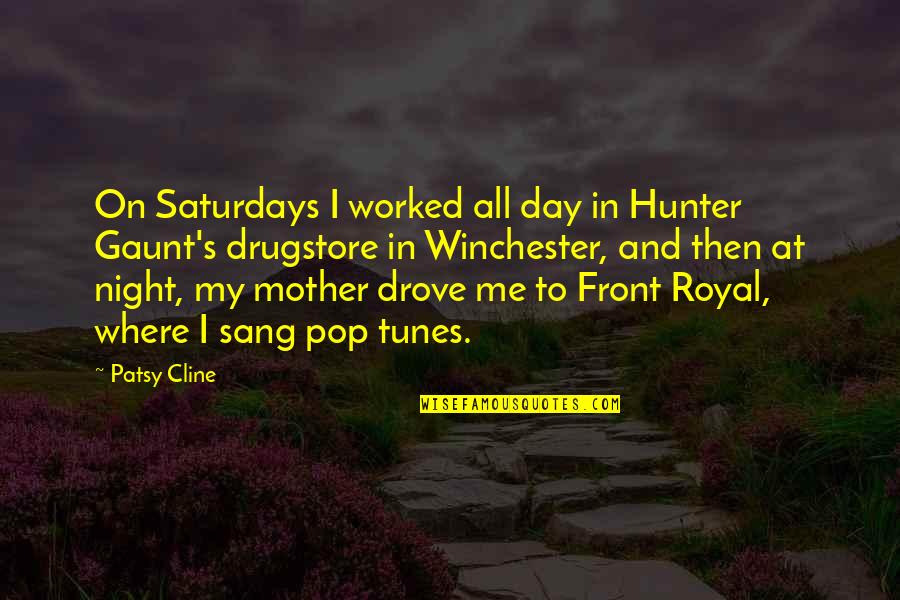 Sang's Quotes By Patsy Cline: On Saturdays I worked all day in Hunter