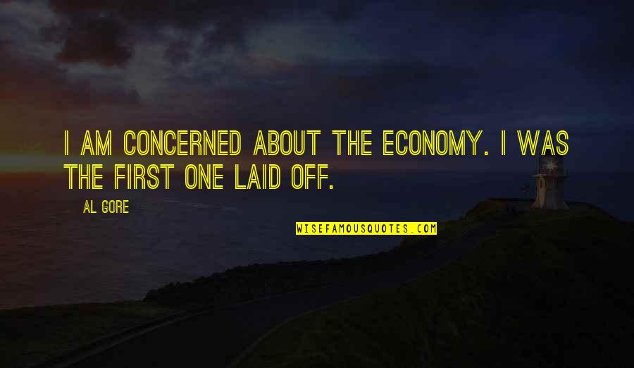 Sanitized Inkling Quotes By Al Gore: I am concerned about the economy. I was