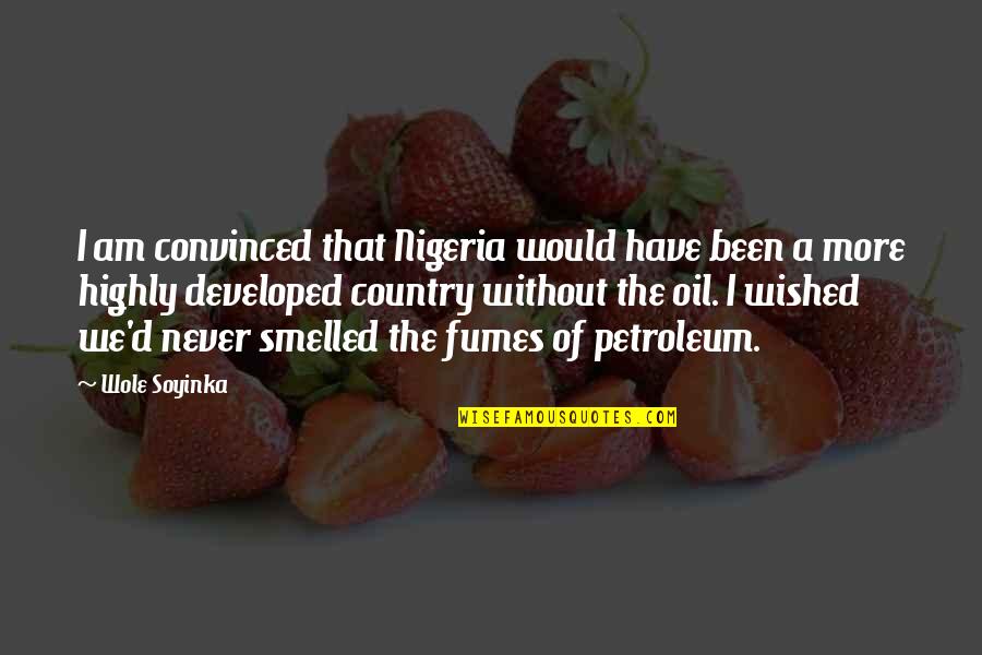 Sanji One Piece Quotes By Wole Soyinka: I am convinced that Nigeria would have been