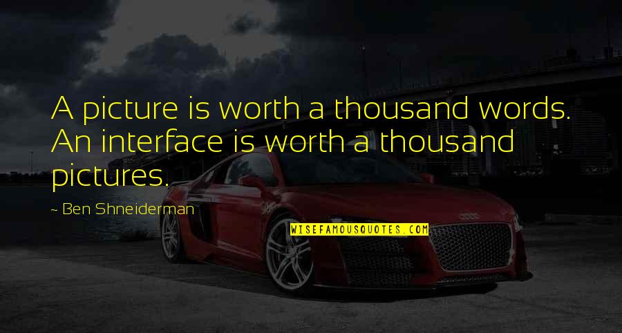Sanskar In Hindi Quotes By Ben Shneiderman: A picture is worth a thousand words. An