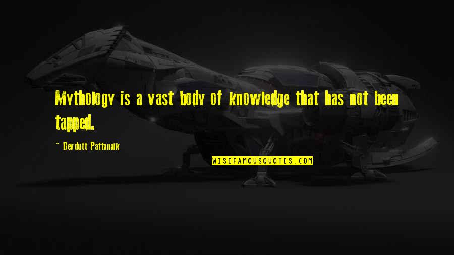 Santidad In English Quotes By Devdutt Pattanaik: Mythology is a vast body of knowledge that