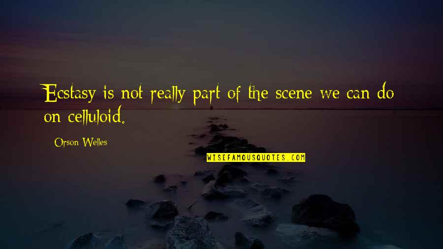 Santonio Beard Quotes By Orson Welles: Ecstasy is not really part of the scene