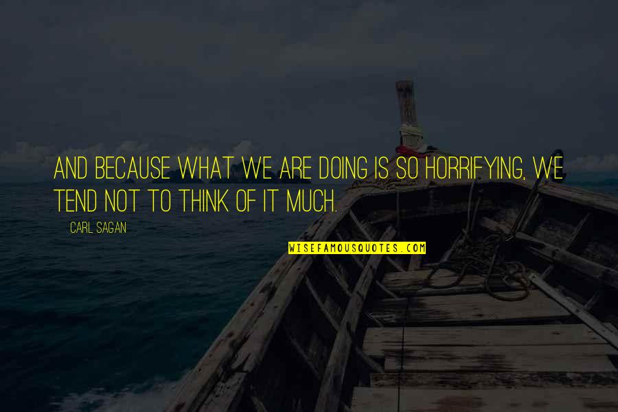 Santoso Symkoputro Quotes By Carl Sagan: And because what we are doing is so