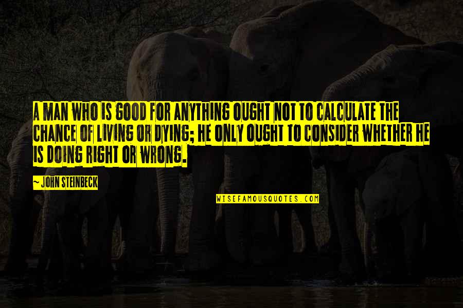 Sarabella Quotes By John Steinbeck: A man who is good for anything ought Sarabella Quotes By John Steinbeck: A man who is good for anything ought