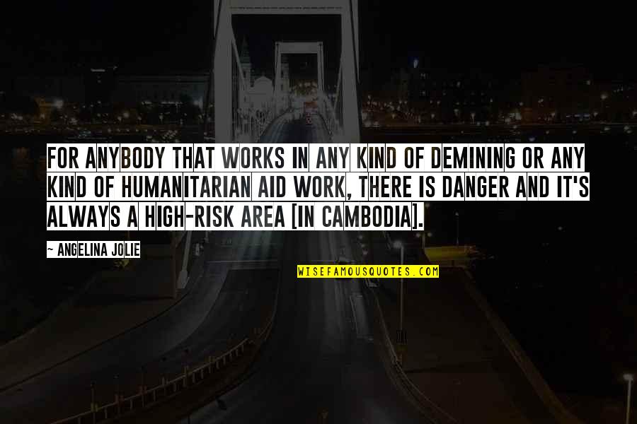 Saracho Seminuevos Quotes By Angelina Jolie: For anybody that works in any kind of