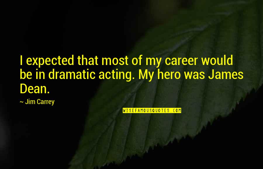 Sarcasm And Truth Quotes By Jim Carrey: I expected that most of my career would