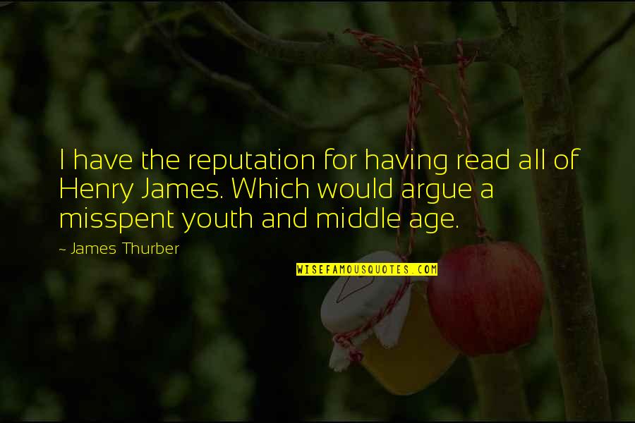 Sarcastic Moon Quotes By James Thurber: I have the reputation for having read all