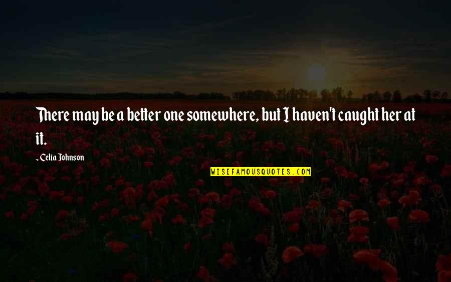 Sargis Grigoryan Quotes By Celia Johnson: There may be a better one somewhere, but