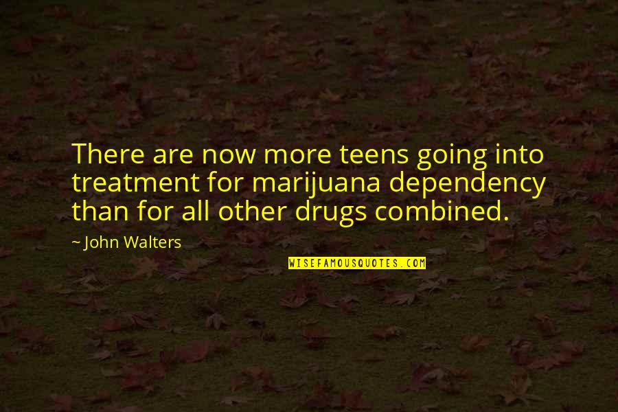Sarsenstone Quotes By John Walters: There are now more teens going into treatment