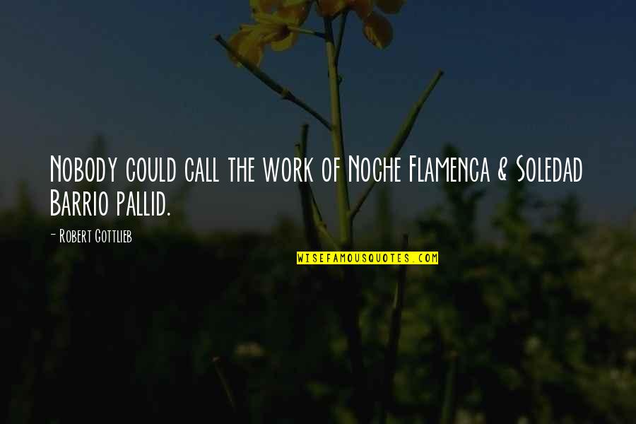 Sarsons Garage Quotes By Robert Gottlieb: Nobody could call the work of Noche Flamenca Sarsons Garage Quotes By Robert Gottlieb: Nobody could call the work of Noche Flamenca
