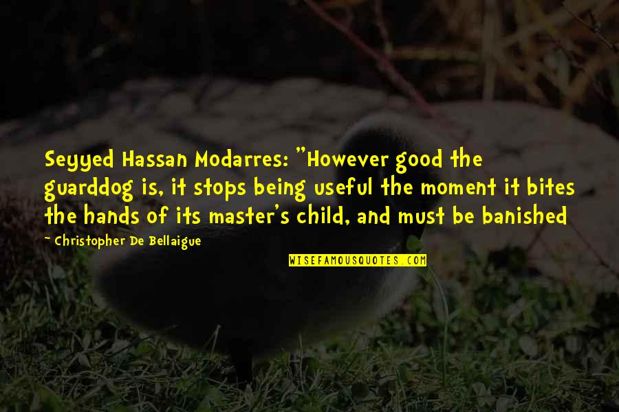 Sausio 13 Quotes By Christopher De Bellaigue: Seyyed Hassan Modarres: "However good the guarddog is,
