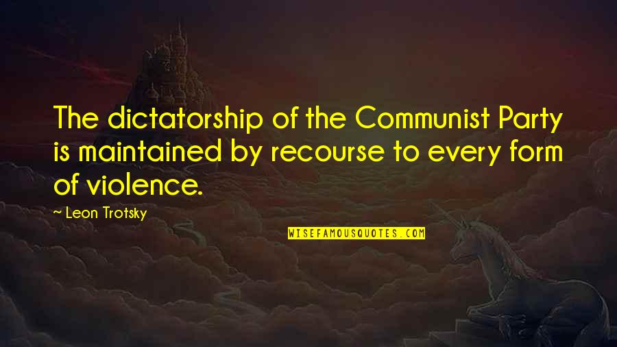 Save Electricity Poster Quotes By Leon Trotsky: The dictatorship of the Communist Party is maintained Save Electricity Poster Quotes By Leon Trotsky: The dictatorship of the Communist Party is maintained