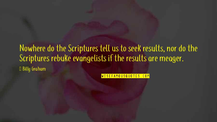 Say Alhamdulillah For Everything Quotes By Billy Graham: Nowhere do the Scriptures tell us to seek