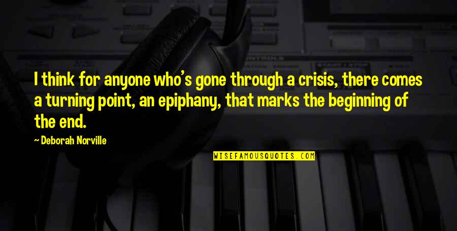 Saying Happy New Year Quotes By Deborah Norville: I think for anyone who's gone through a