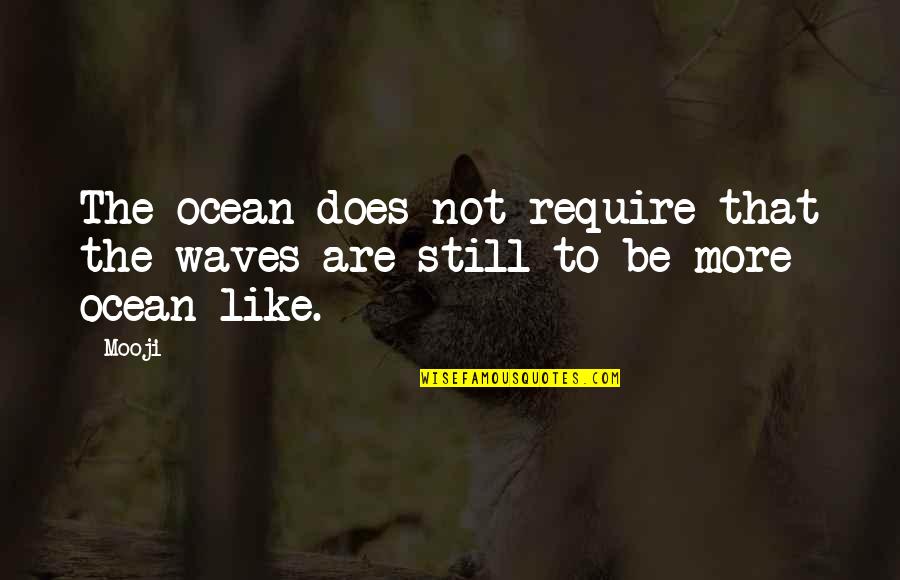 Saying Sorry Friendship Quotes By Mooji: The ocean does not require that the waves