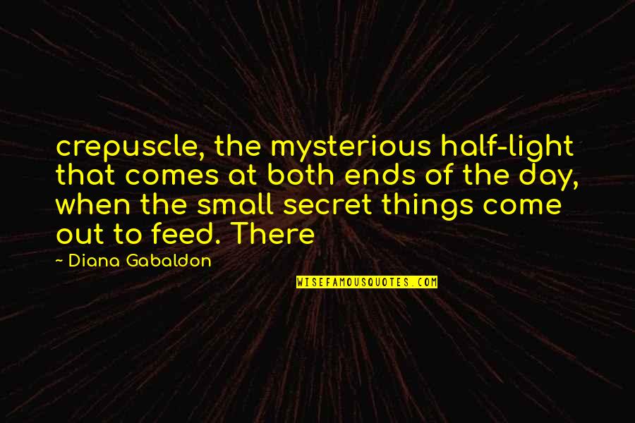 Sayyahphotobooth Quotes By Diana Gabaldon: crepuscle, the mysterious half-light that comes at both Sayyahphotobooth Quotes By Diana Gabaldon: crepuscle, the mysterious half-light that comes at both