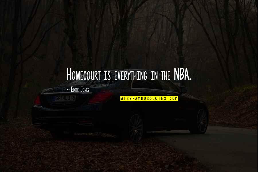 Scabby Quotes By Eddie Jones: Homecourt is everything in the NBA. Scabby Quotes By Eddie Jones: Homecourt is everything in the NBA.